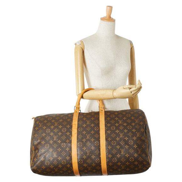 Louis Vuitton Monogram Keepall 55 Boston Bag M41424 - Picture 13 of 13